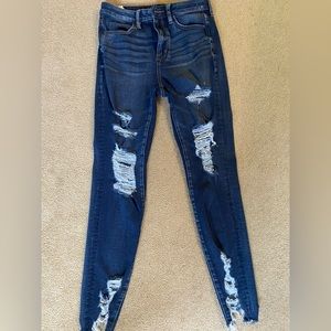 Dark wash American Eagle Outfitters Super Super Stretch